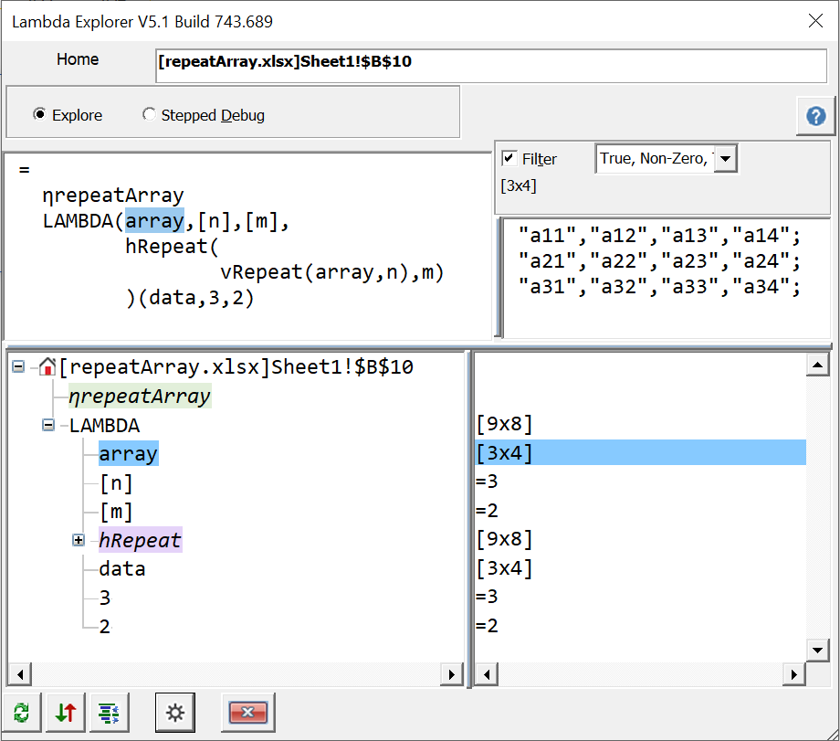 Excel Lambda Explorer